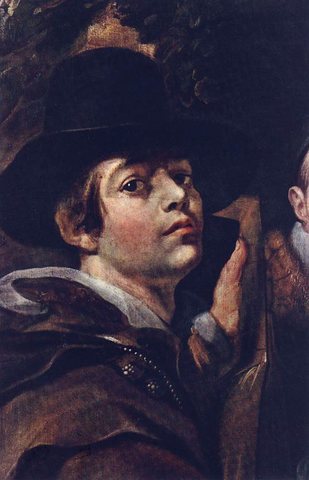 Self-Portrait with Parents, Brothers and Sisters (detail)