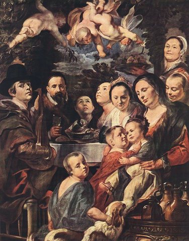Self-Portrait with Parents, Brothers and Sisters