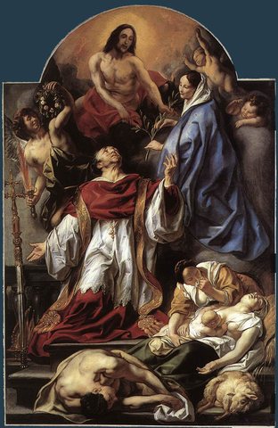 Saint Charles Caring for the Plague Victims of Milan