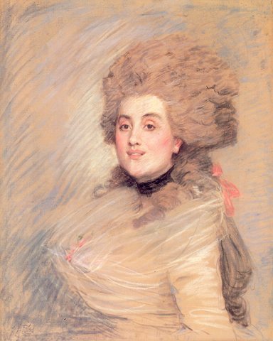 Portrait of an Actress in 18th-Century Dress