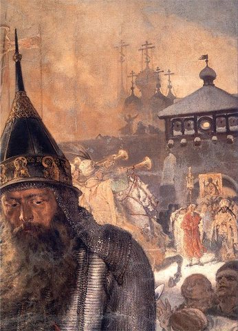 Báthory at Pskov: Procession