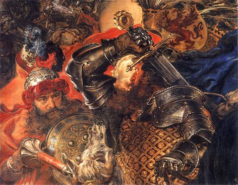 The Battle of Grunwald: Skarbek (study)