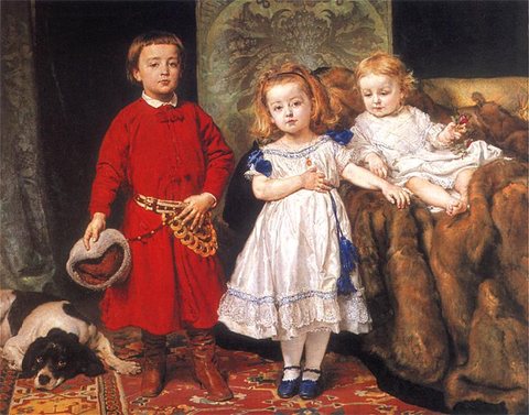 Portrait of Three Children