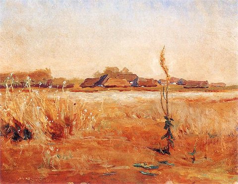 Village with Mullein