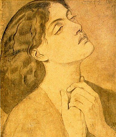 Study of Guinevere for Sir Lancelot in the Queen-s Chamber