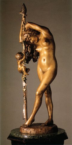 Вакханка и Амур