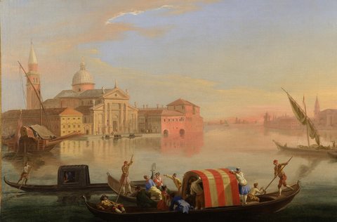 The Island of San Giorgio Maggiore, Venice, from the Bacino di San Marco
