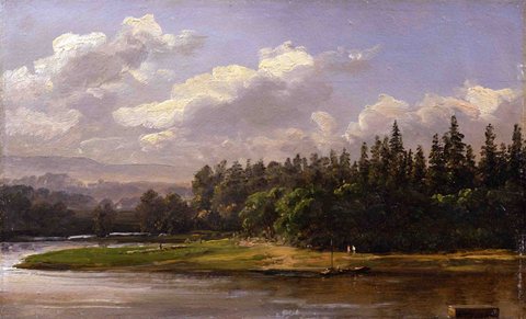 Elbe Landscape near Dresden