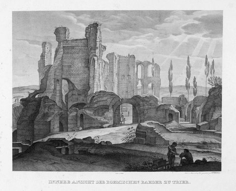 Interior View of the Roman Baths at Trier