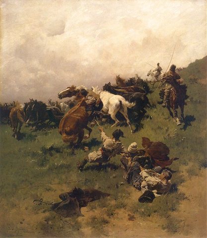 Horse and Lasso