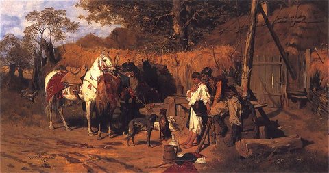 Cossack and Girl