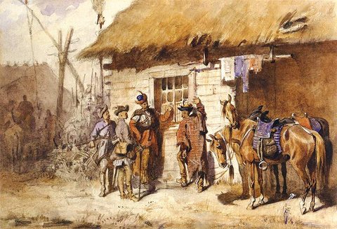 Lisowczycy in Front of an Inn