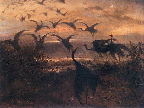Departure of the Cranes