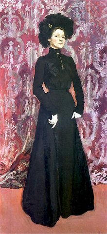 Portrait of the Artist's Wife in a Chasuble Fabric