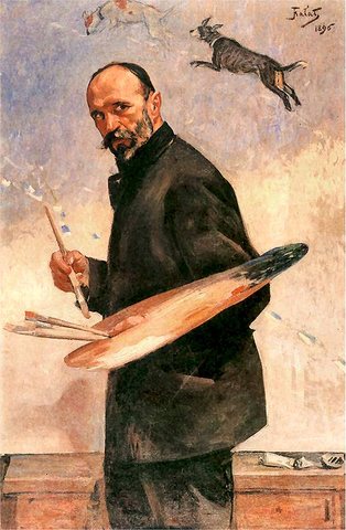 Self-Portrait with a Palette