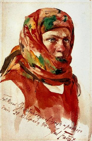 Girl in a Headscarf