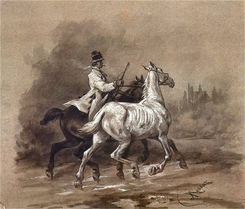 Krakowiak with a Spare Horse