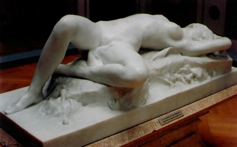Sleeping Nymph (detail)