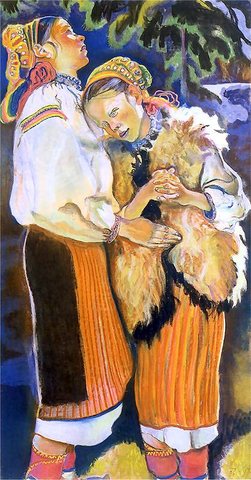 Хуцулски момичета