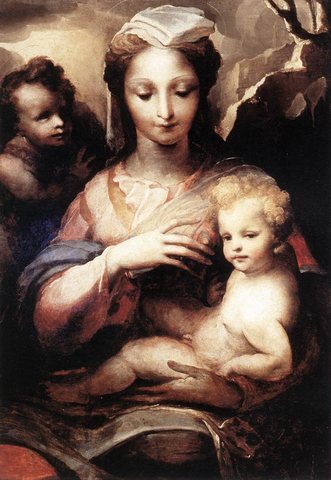 Madonna With The Infant Christ And St John The Baptist