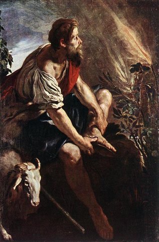 Moses Before The Burning Bush