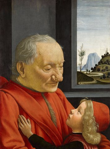 An Old Man And His Grandson