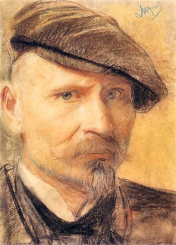 Self-Portrait in a Cycling Cap