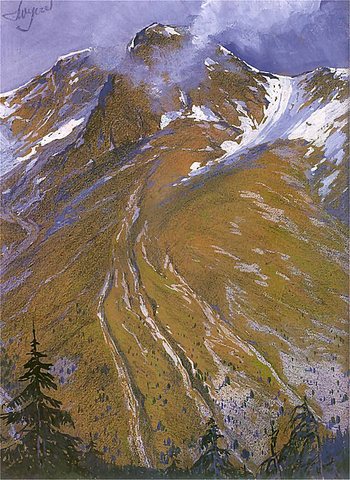 The Mnich Peak in a Blizzard