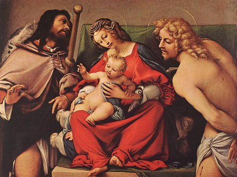Madonna and Child with Saints Roch and Sebastian