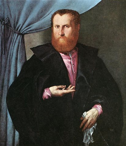 Portrait of a Man in a Black Silk Cloak