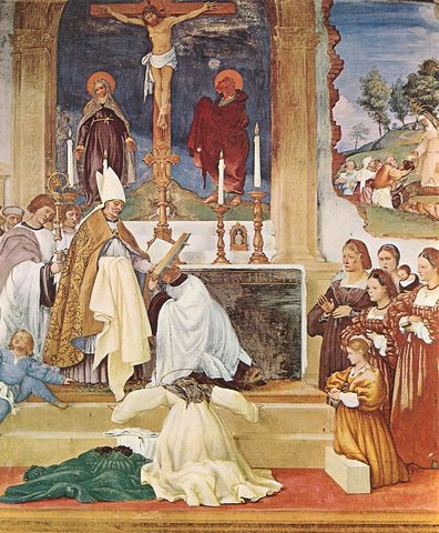 The Vestiture of Saint Bridget