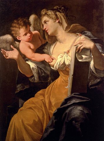 A Sibyl Inspired by a Putto (The Budrioli Sibyl)