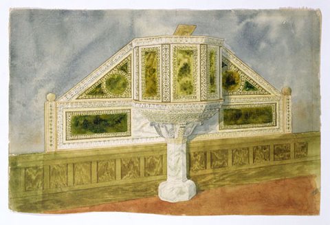 Design for a Marble Pulpit