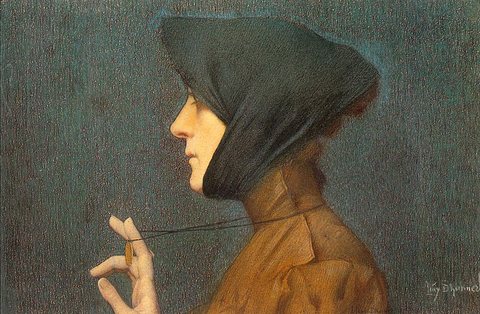 Woman with a Medallion (Mystery)