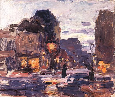 Street in Lamplight