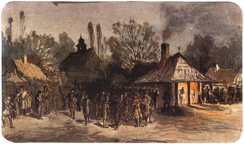 Departure of the Insurgents