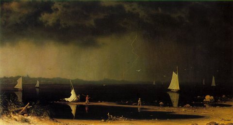 Thunderstorm on Narragansett Bay
