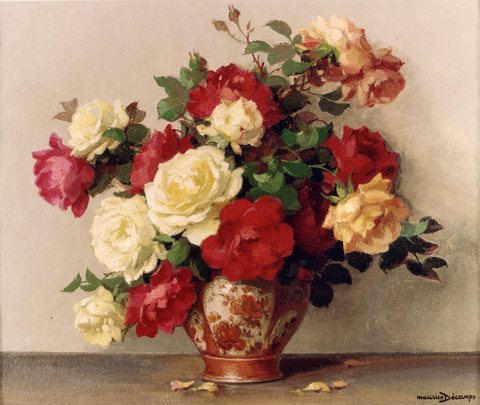 Roses in a Vase
