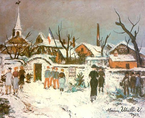 Landscape under Snow at Maixe