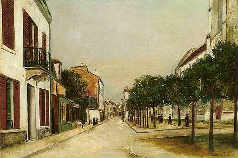 Rue du Moutier and the Town Hall Square in Villejuif