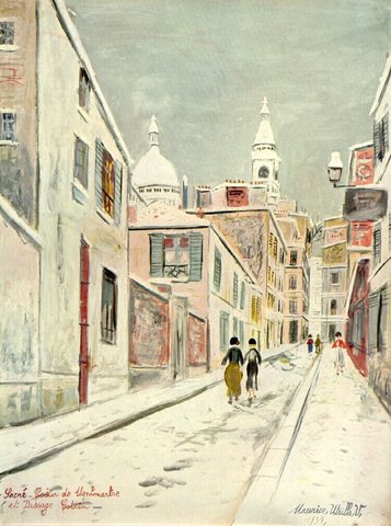Sacré-Cœur de Montmartre and Passage Cottin