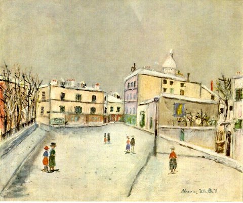 Snow in Montmartre