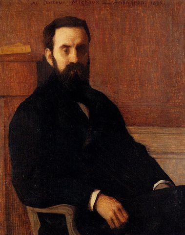 Aman Jean edmond Francois Portrait Of Dr Michaux