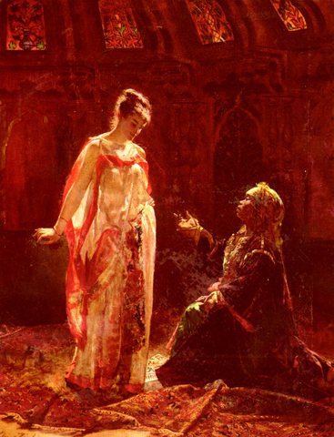 Edouard frederick Wilhelm The Fortune Teller