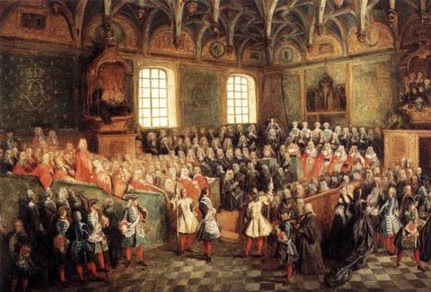 The Lit de Justice in the Parliament of Paris