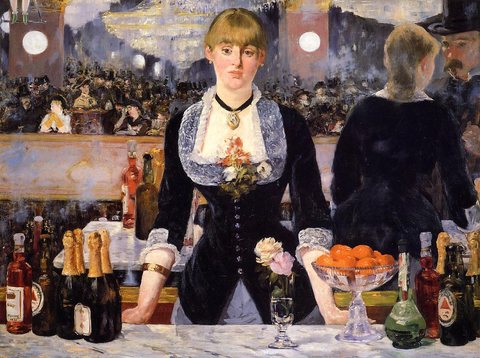 Edouard A Bar at the Folies Bergere