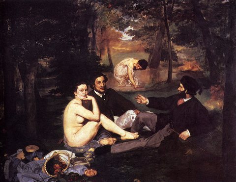 Edouard Dejeuner Sur L Herbe