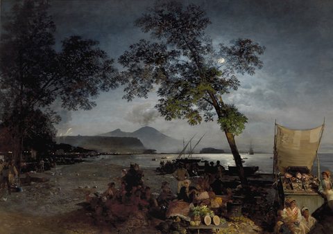 Moonlit Scene of the Bay of Naples