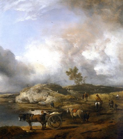 Landscape with a Duck Hunter