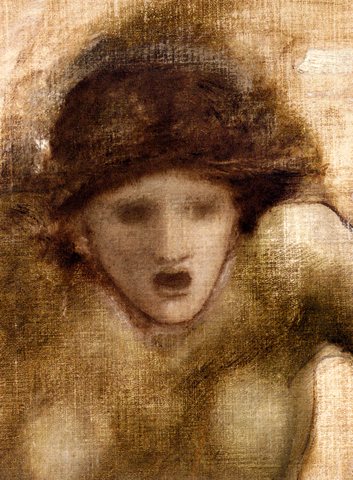 Burne Jones Edward Coley Study For One Of The Gorgons In The Finding Of Perseus